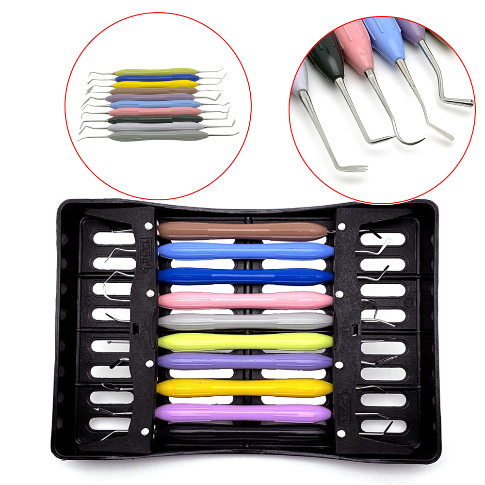 Silicone Spatula Set - 10Pcs Dental Resin Spatulas Silicon Composite