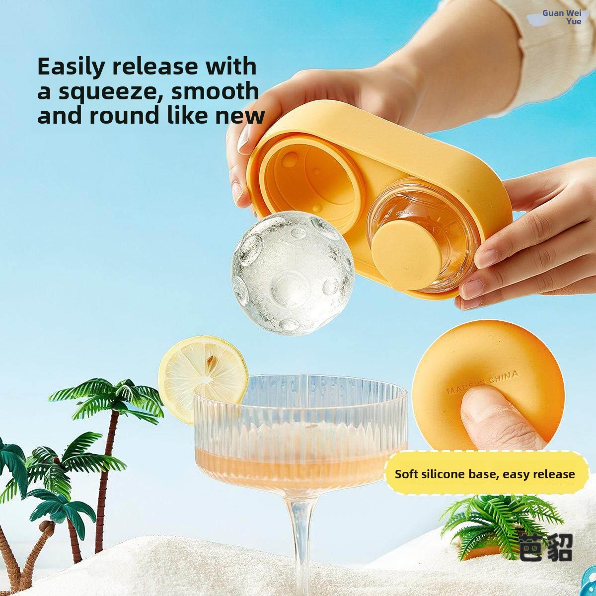 Kitchen Gadgets Popular - Food Grade Silicone Ice Cubes Mold