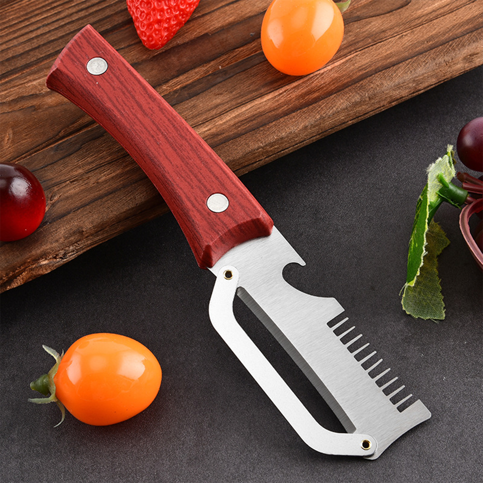 Potato Masher Ricer - 2pcs Stainless Steel Green Onion Cutter