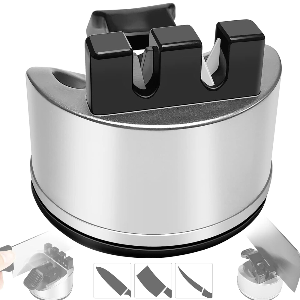 Kitchen Gadgets List - 2025 New Hands Free Knife Sharpener