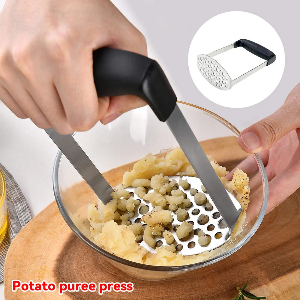 Potato Masher Ricer - 2025 New Stainless Steel Potato Masher