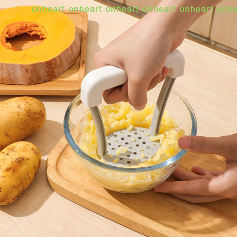 Potato Masher Ricer - [C]Manual Potato Masher Plastic Pressed Potato