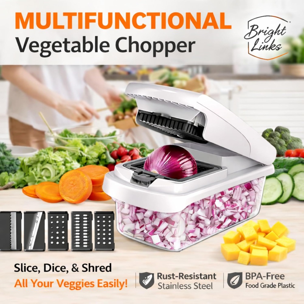 12-in-1 Vegetable Chopper with - Mandoline Slicer 리뷰 및 가격