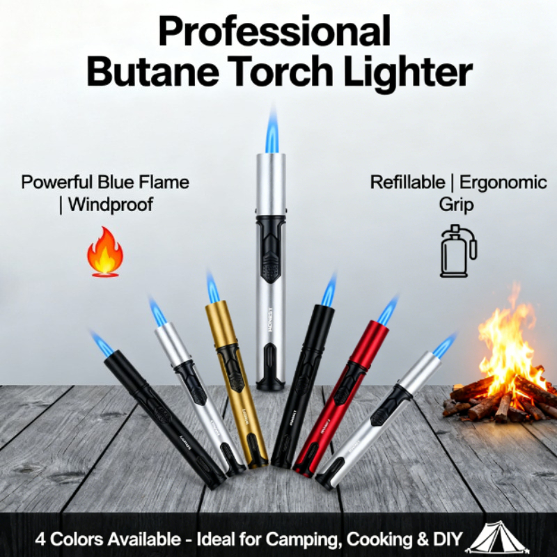 Metal Pen-Style Torch Lighter  - Kitchen Gadgets Men 리뷰 및 가격