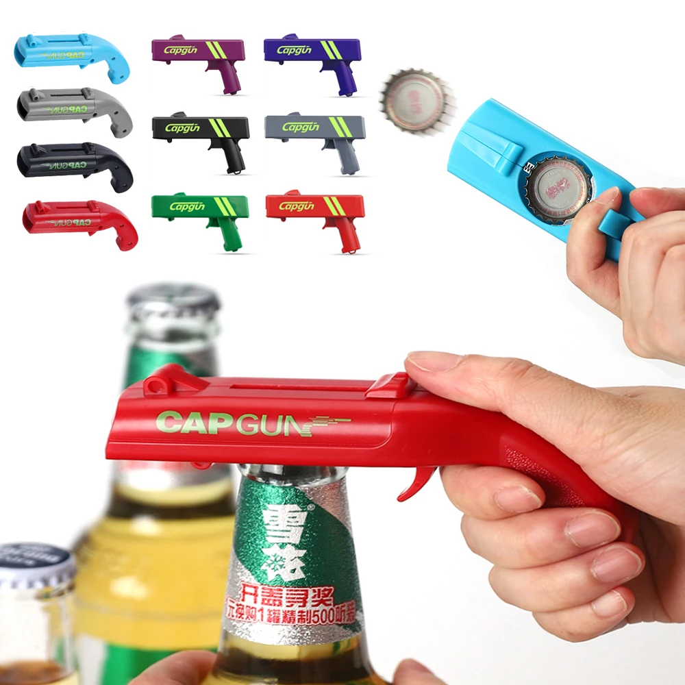Cap Gun Beer Opener Bottle Fly - Kitchen Gadgets And Toys 리뷰 및 가격