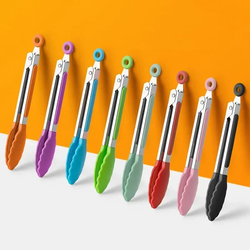 7 Inch Non-Slip Food Tongs Cre - Kitchen Gadgets Sale 리뷰 및 가격