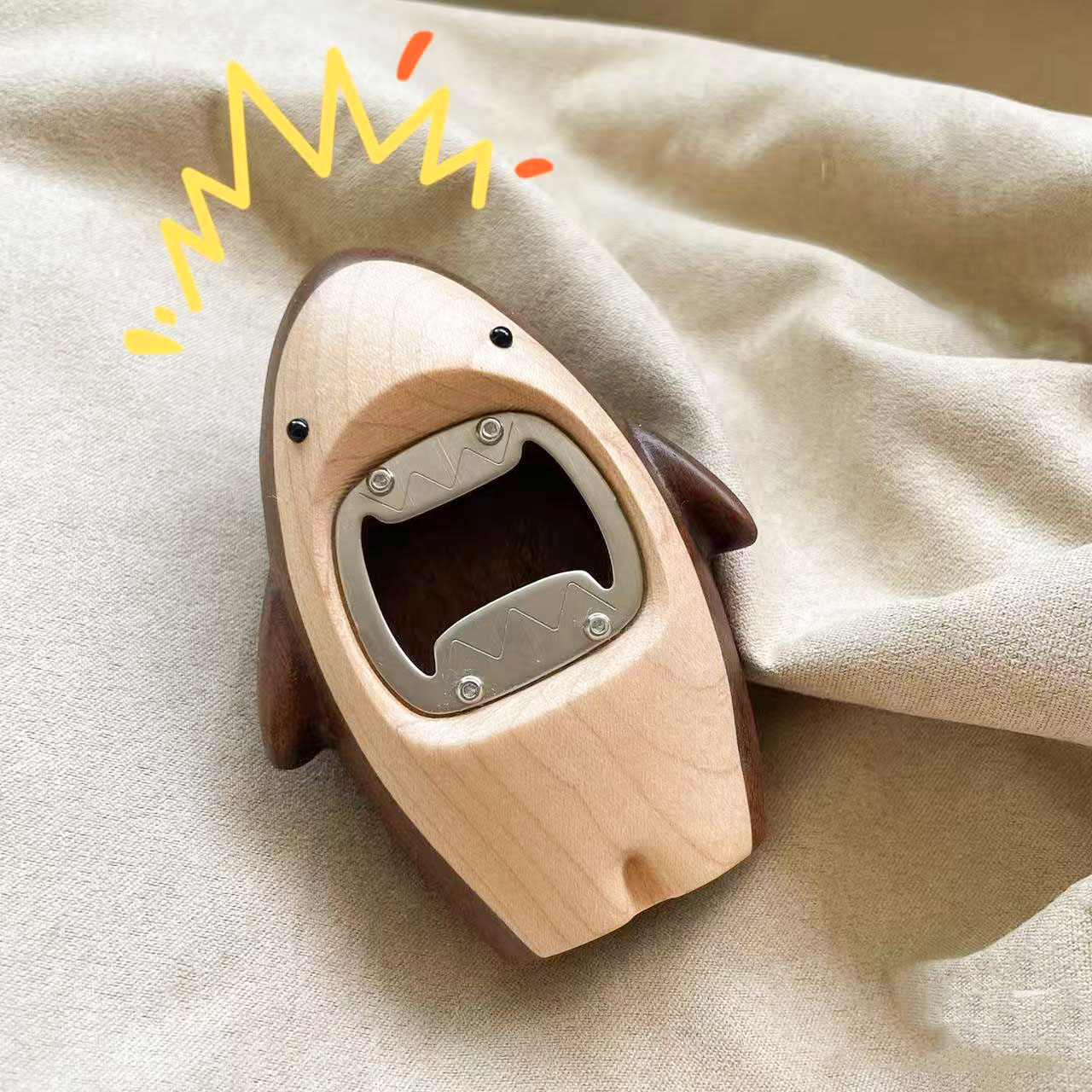 Creative Wooden Shark Bottle O - Kitchen Gadgets Men 리뷰 및 가격