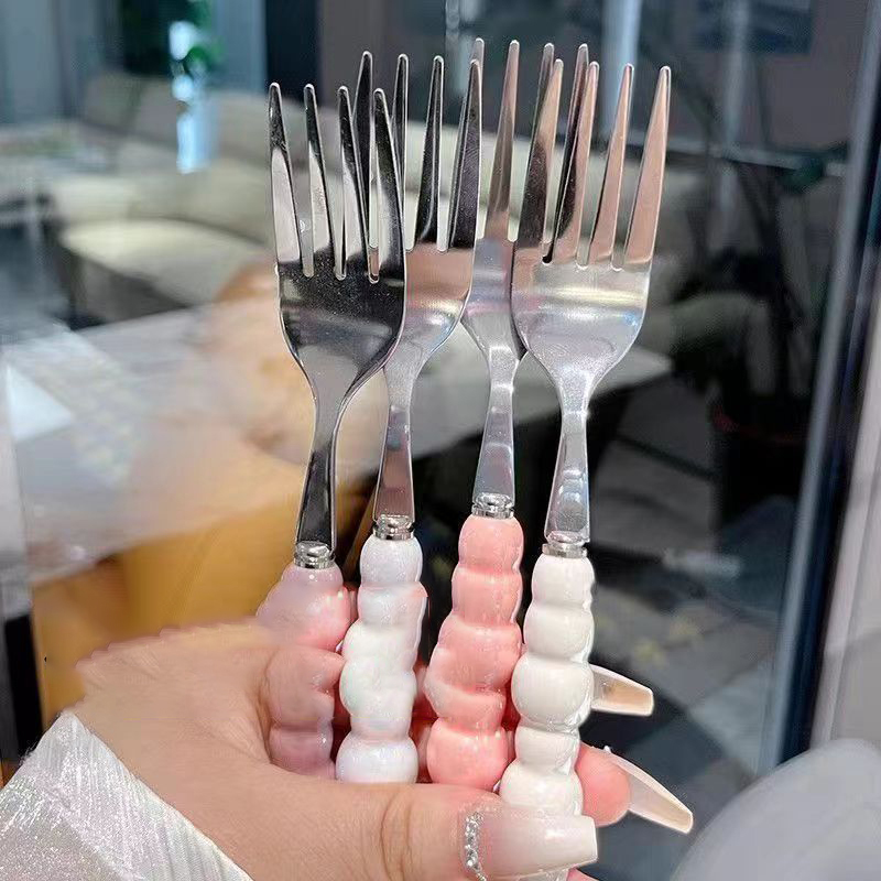 Pearl Handle Fork For Dessert  - Kitchen Gadgets List 리뷰 및 가격
