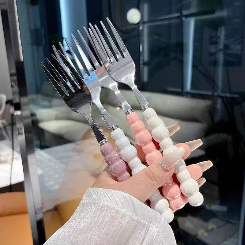 Pearl Handle Fork For Dessert  - Kitchen Gadgets List 리뷰 및 가격