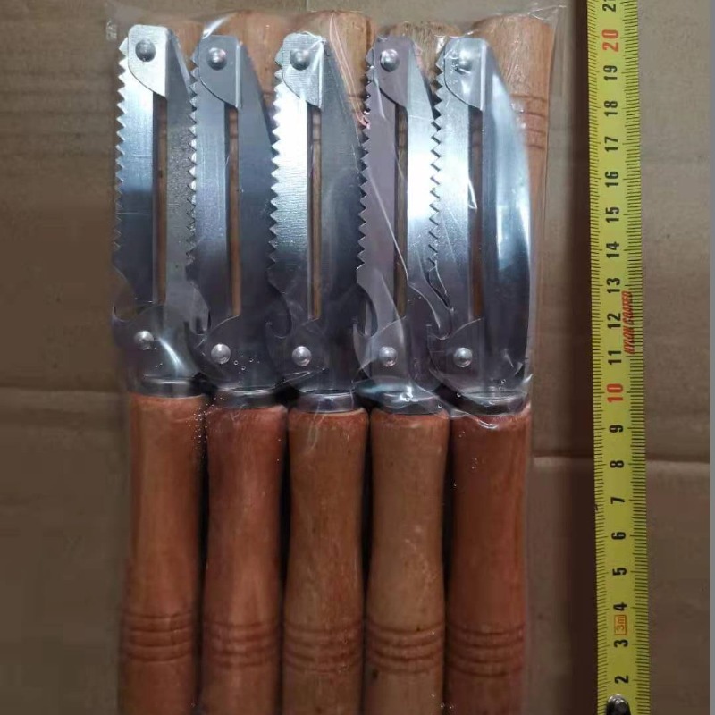 Wooden Handle Stainless Steel  - Kitchen Home Gadgets 리뷰 및 가격