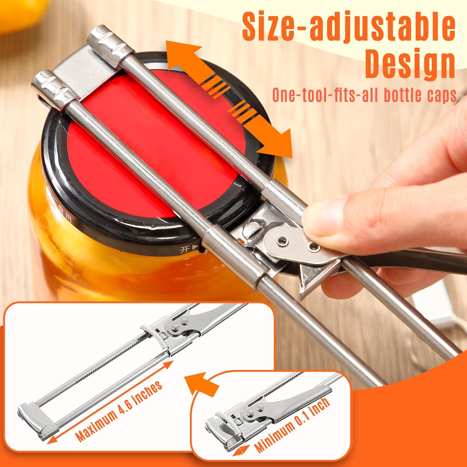 Adjustable Stainless Steel Jar - Kitchen Gadgets Men 리뷰 및 가격