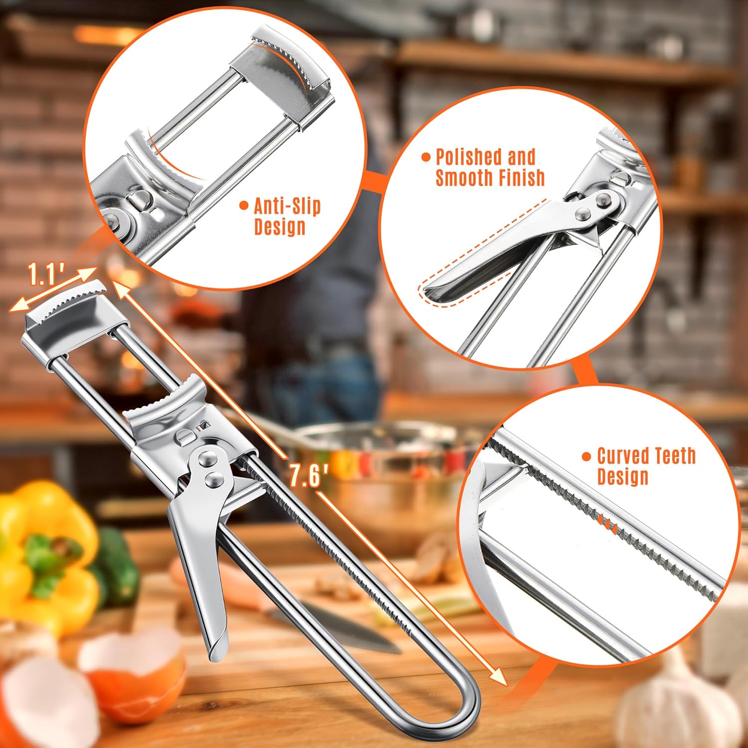 Adjustable Stainless Steel Jar - Kitchen Gadgets Men 리뷰 및 가격