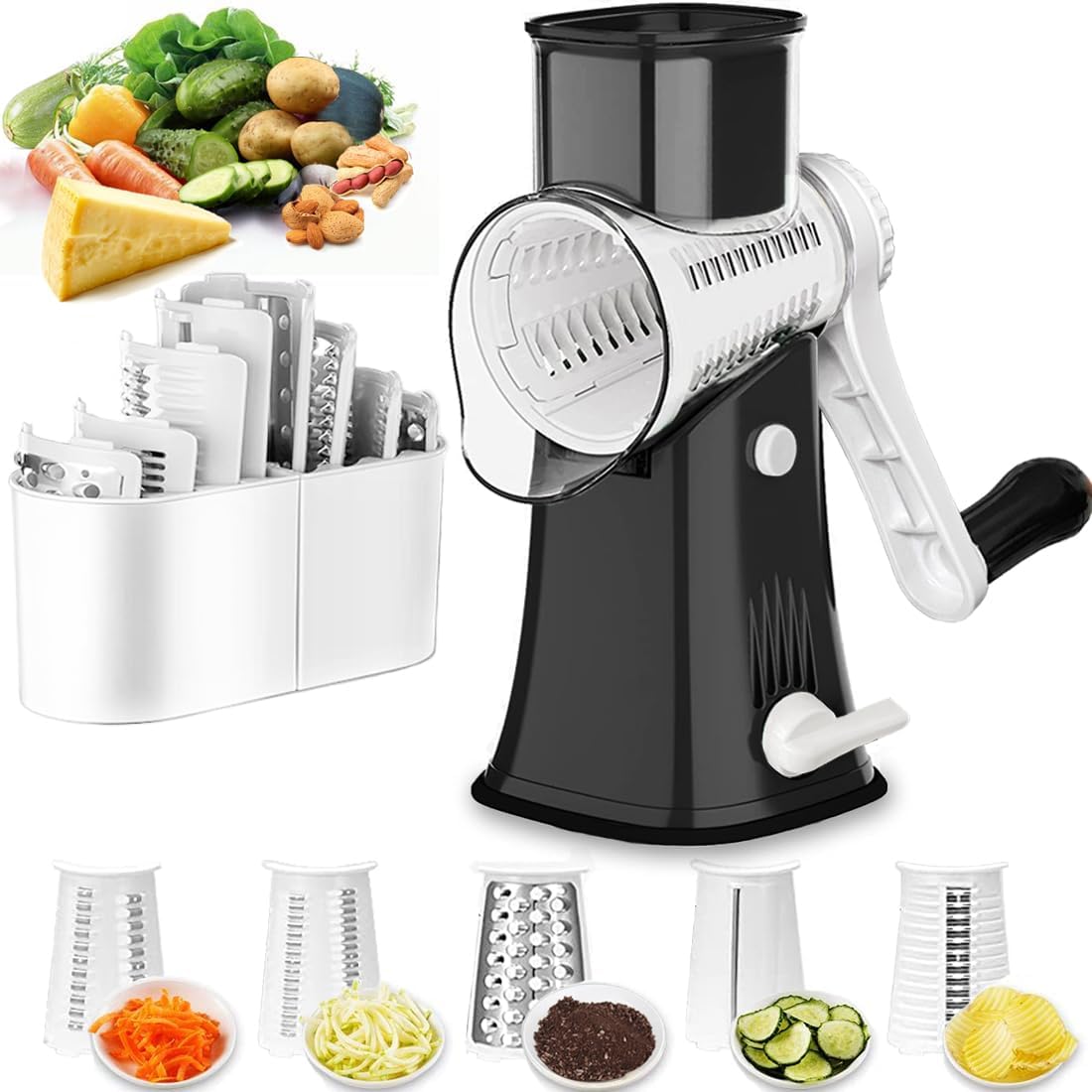 5-in-1 Rotary Cheese Grater &  - Mandoline Slicer 리뷰 및 가격