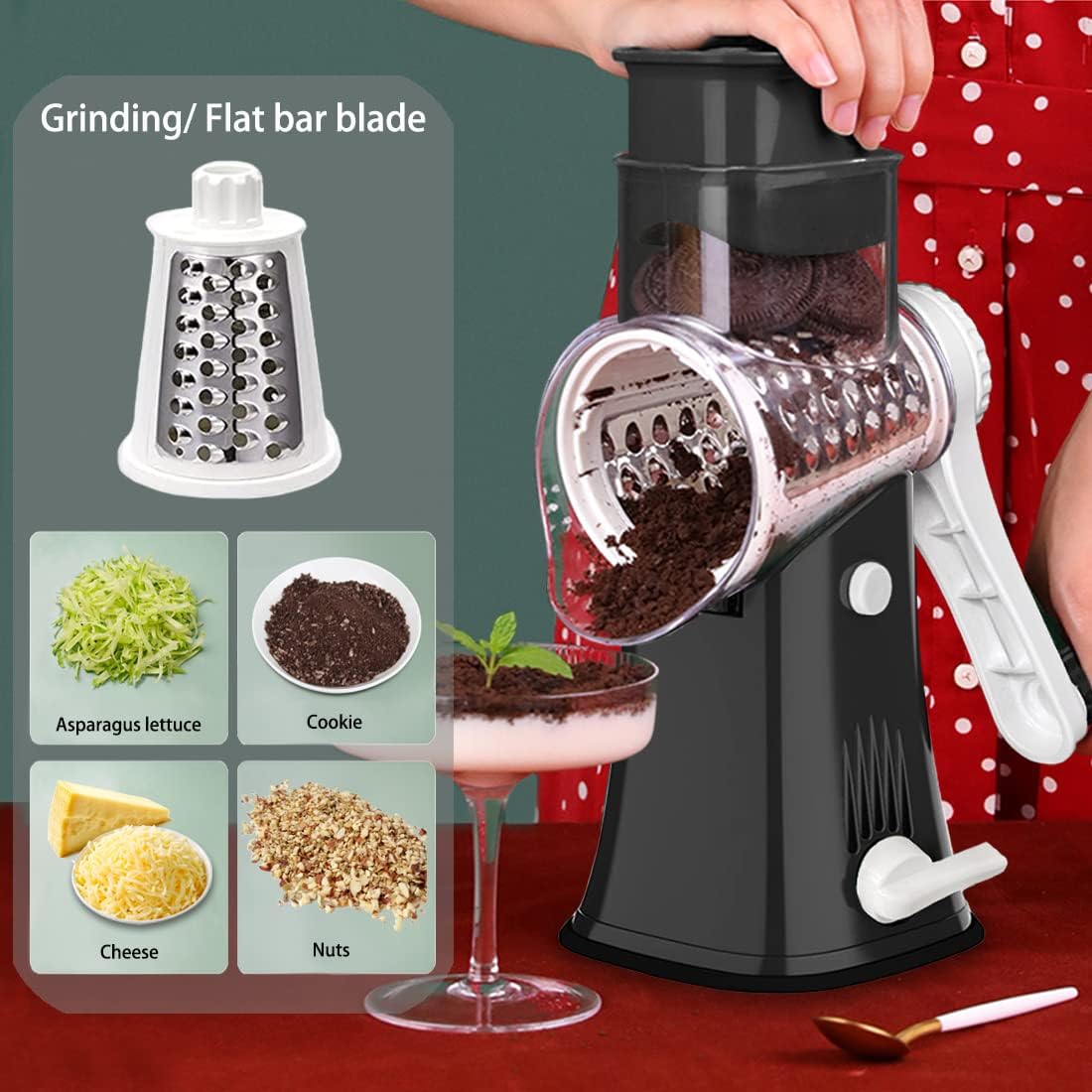 5-in-1 Rotary Cheese Grater &  - Mandoline Slicer 리뷰 및 가격