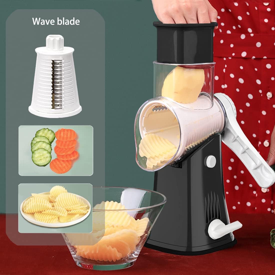5-in-1 Rotary Cheese Grater &  - Mandoline Slicer 리뷰 및 가격