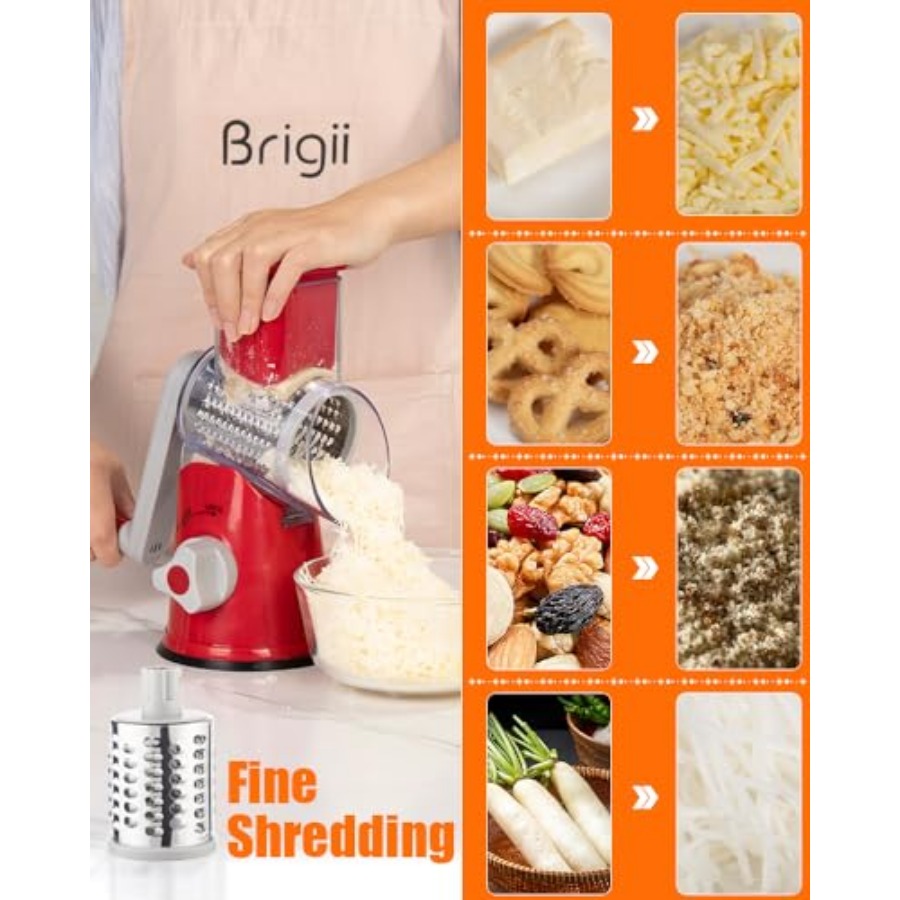 Rotary Cheese Grater Hand Cran - Mandoline Slicer 리뷰 및 가격