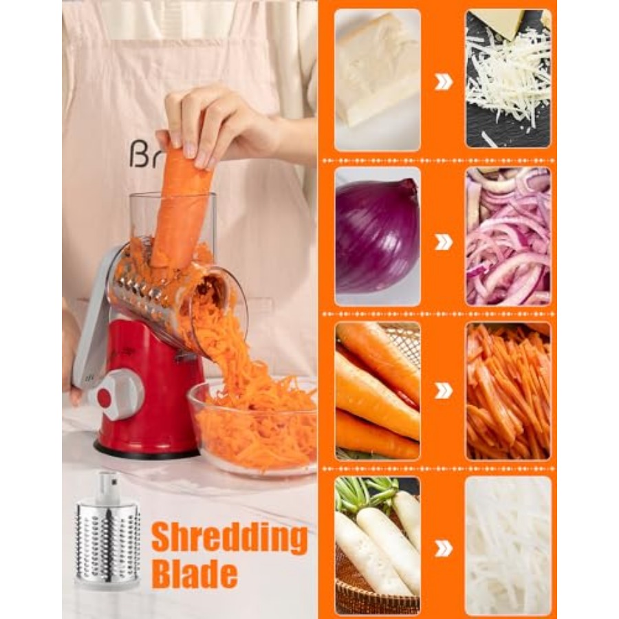 Rotary Cheese Grater Hand Cran - Mandoline Slicer 리뷰 및 가격