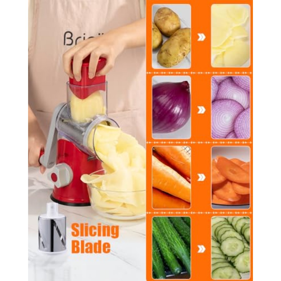 Rotary Cheese Grater Hand Cran - Mandoline Slicer 리뷰 및 가격