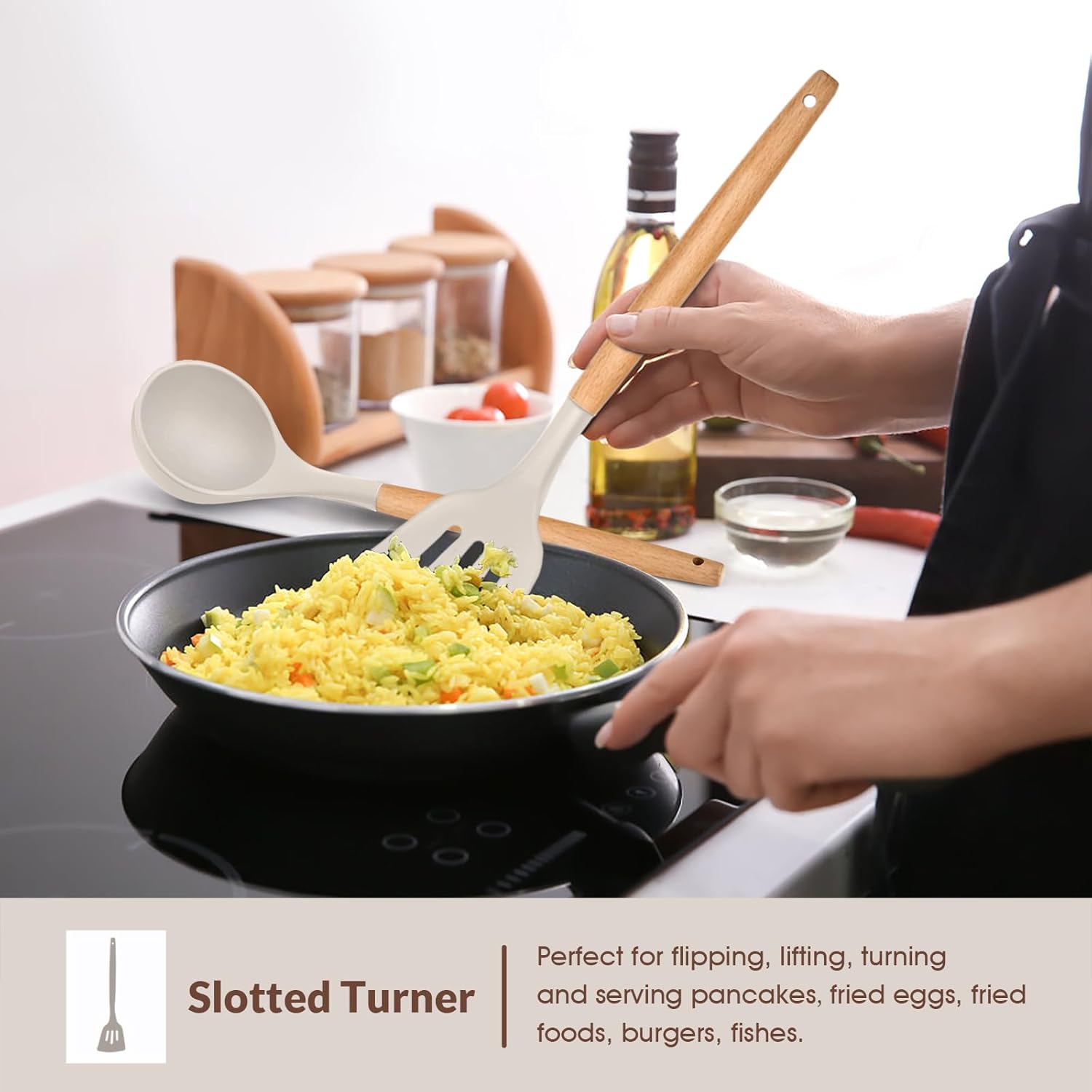 6-Piece Silicone Kitchen Utens - Silicone Spatula Set 리뷰 및 가격