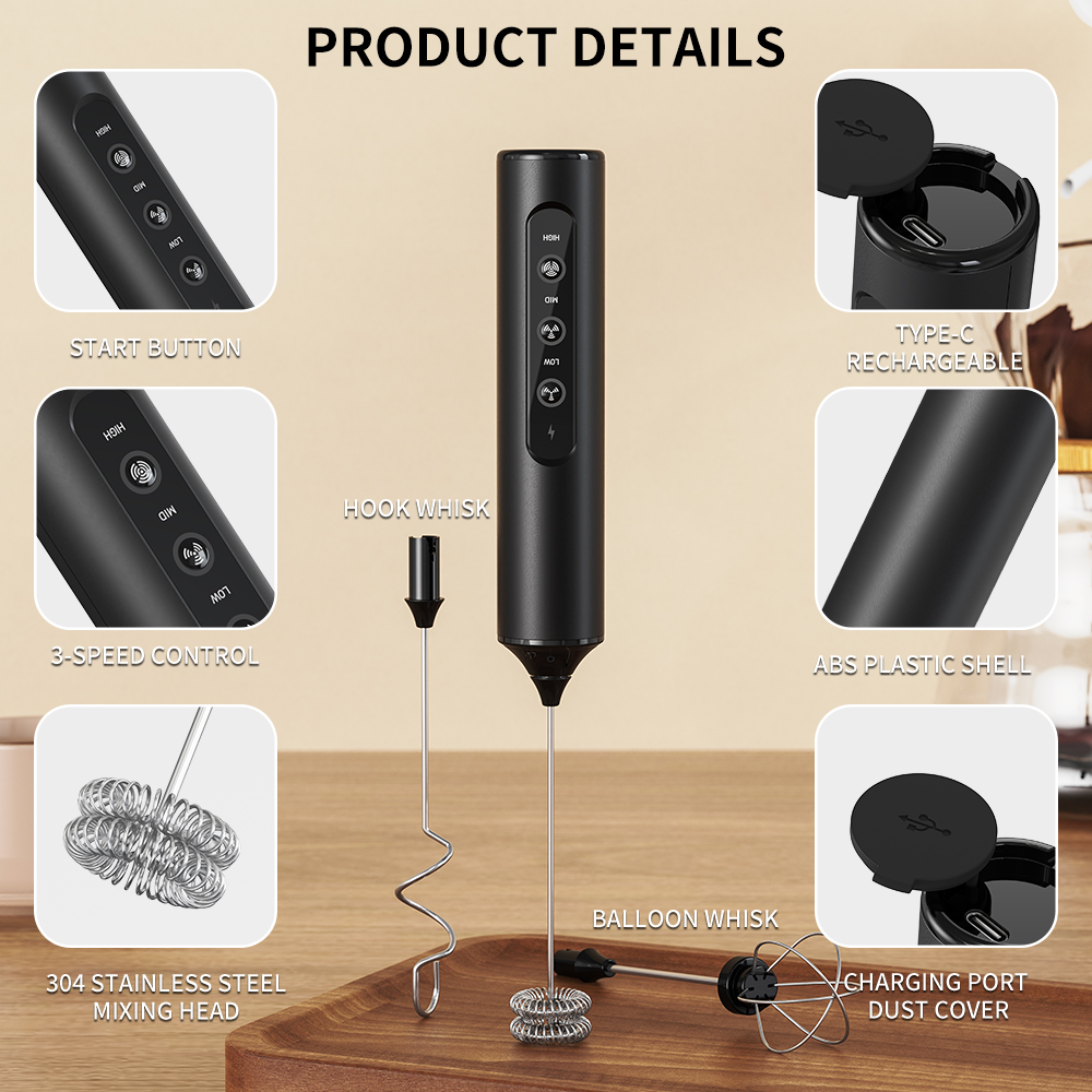 3 in 1 Electric Handheld Milk  - Kitchen Home Gadgets 리뷰 및 가격