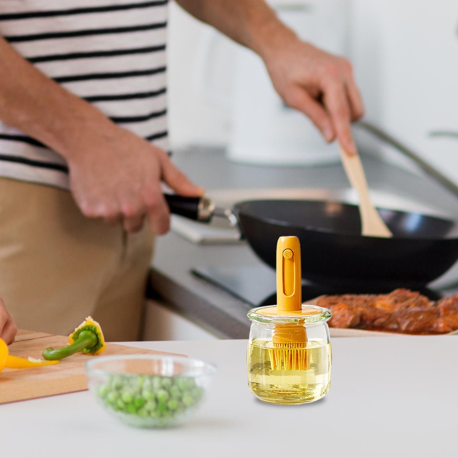 Oil Dispenser For Kitchen Ligh - Kitchen Gadgets Dispenser Brush Holder 리뷰 및 가격