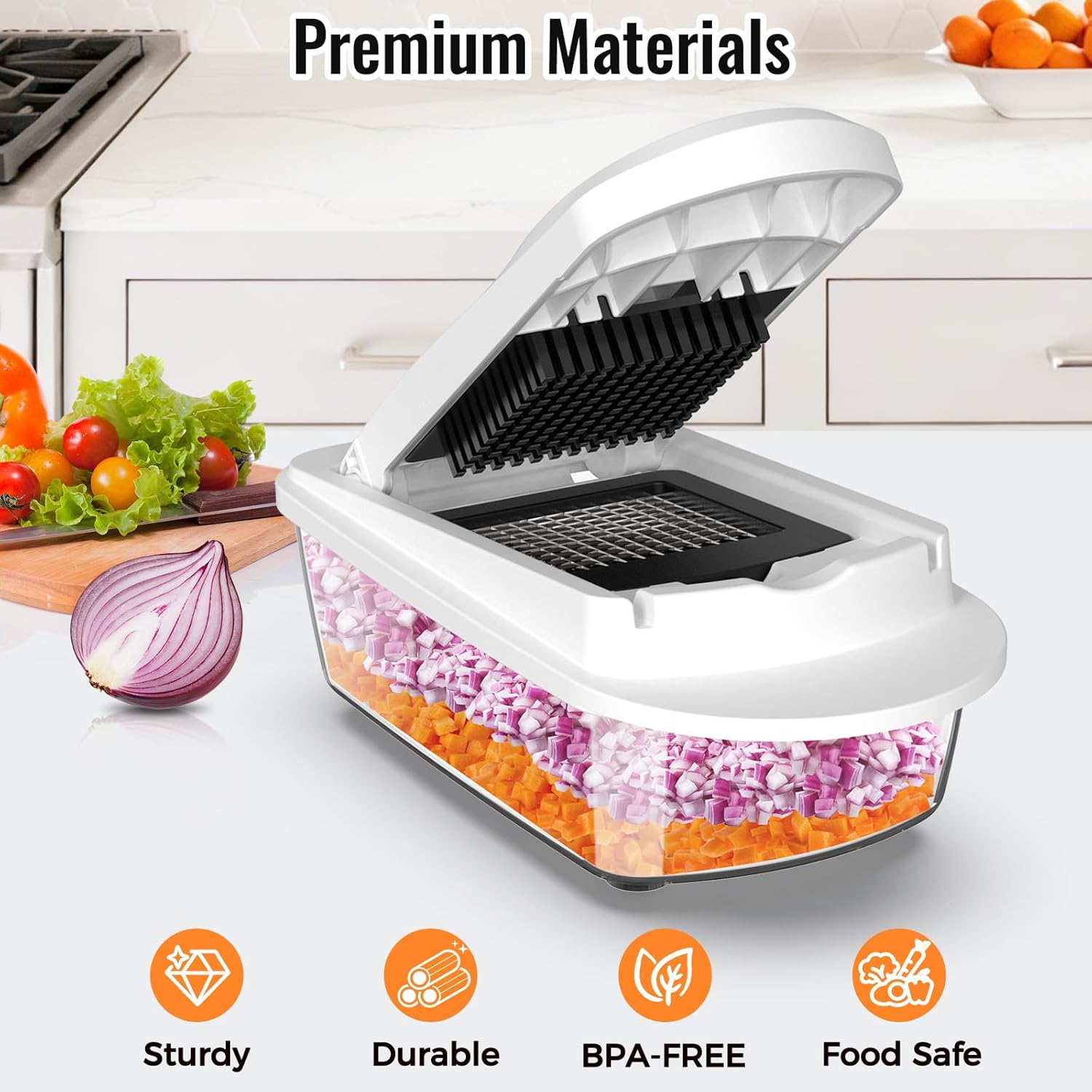 8 Blade All-in-1 Vegetable Cho - Mandoline Slicer 리뷰 및 가격