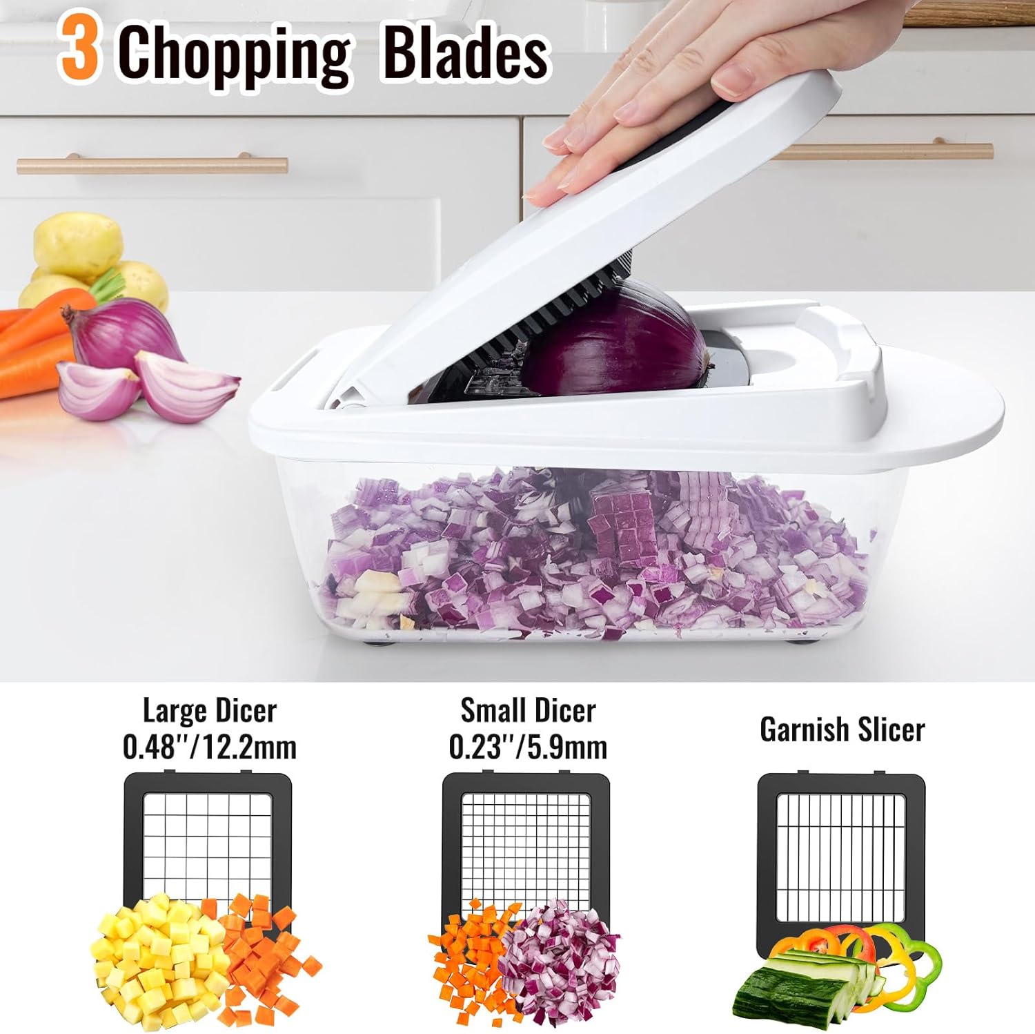 8 Blade All-in-1 Vegetable Cho - Mandoline Slicer 리뷰 및 가격