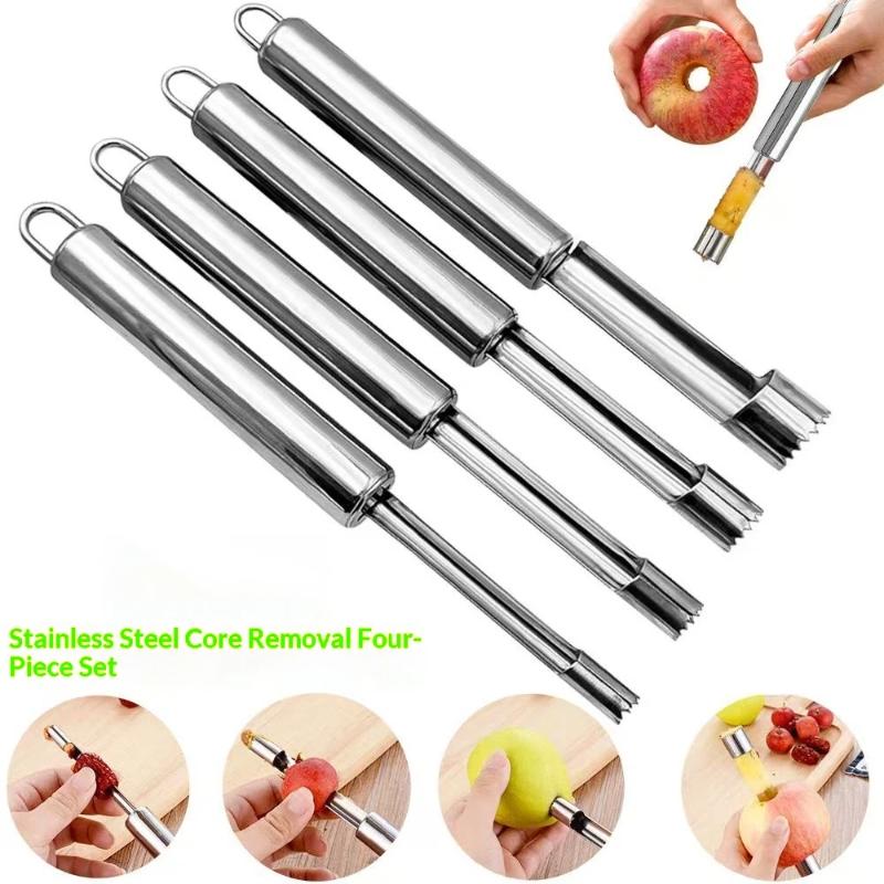 4pcs Fruit Core Remover Cutter - Kitchen Home Gadgets 리뷰 및 가격