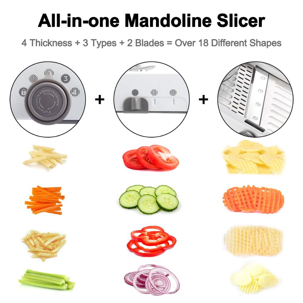 LMETJMA 18 Types Adjustable Ma - Mandoline Slicer 리뷰 및 가격