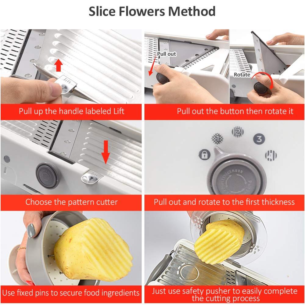 LMETJMA 18 Types Adjustable Ma - Mandoline Slicer 리뷰 및 가격