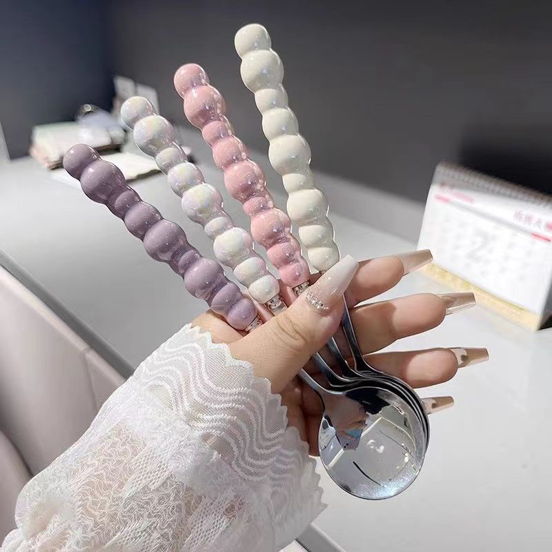 Pearl Handle Spoon Stainless S - Kitchen Gadgets List 리뷰 및 가격