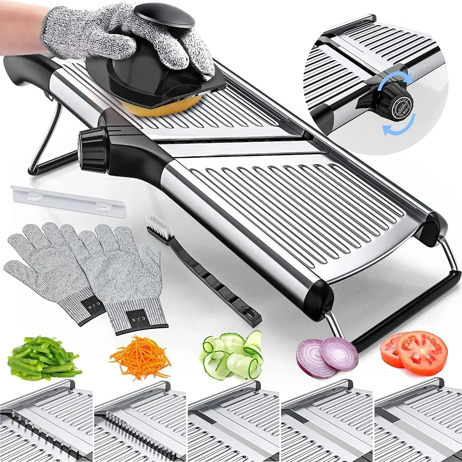 Adjustable Mandoline Food Slic - Mandoline Slicer 리뷰 및 가격