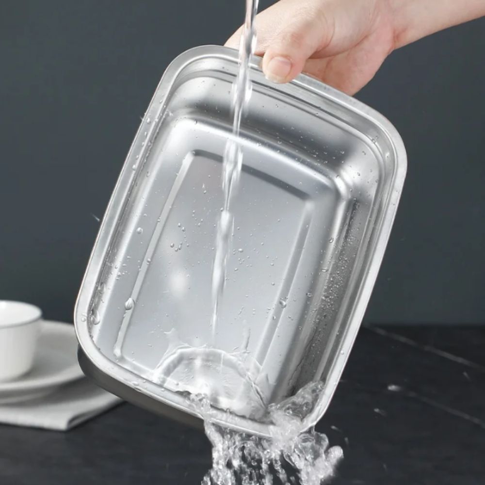 Stainless Steel Lunch Box Bent - Kitchen Gadget Amazon 리뷰 및 가격