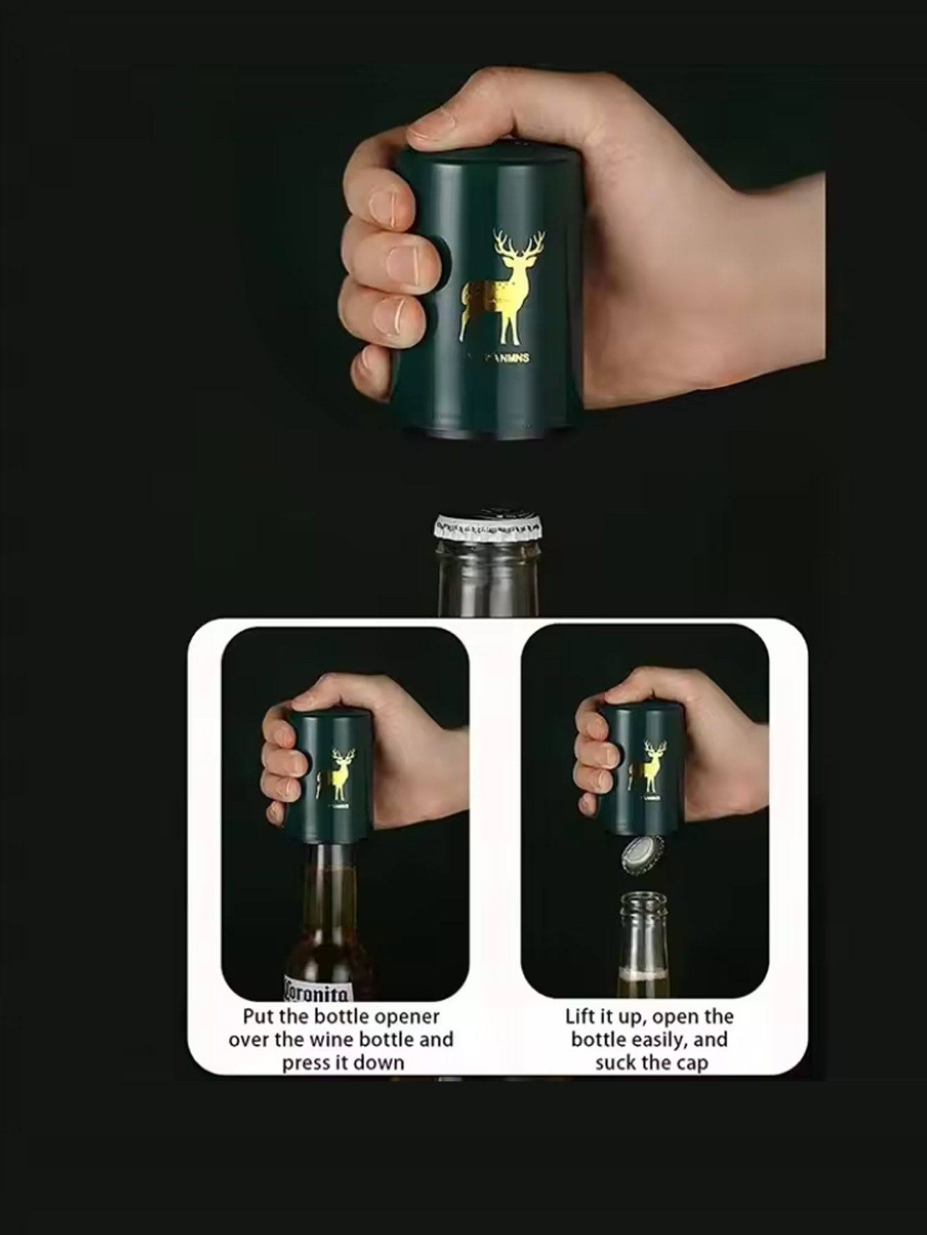1Pcs Automatic Beer Bottle Ope - Kitchen Home Gadgets 리뷰 및 가격