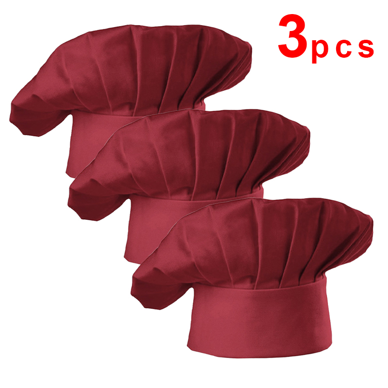 3pcs High22cm Cook Hat White C - Kitchen Gadgets Sale 리뷰 및 가격