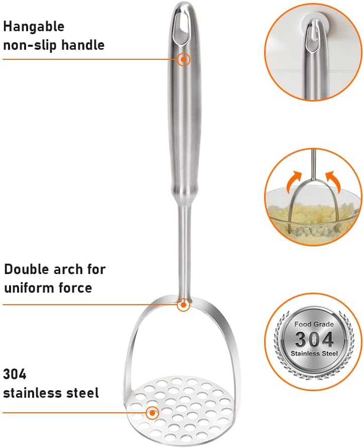 Heavy Duty Stainless Steel Pot - Potato Masher Ricer 리뷰 및 가격