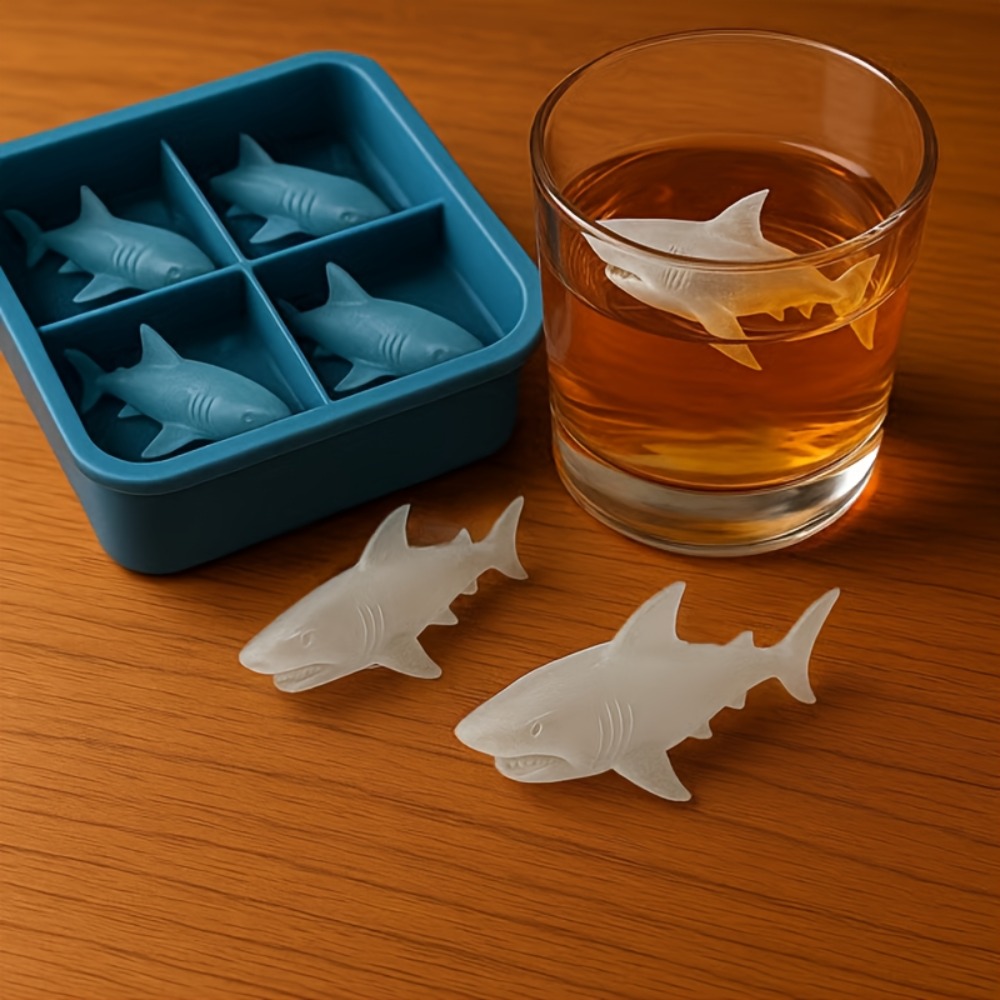 Shark Silicone Ice Cube Tray 4 - Kitchen Gadgets To Have 리뷰 및 가격