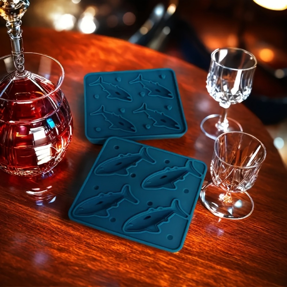 Shark Silicone Ice Cube Tray 4 - Kitchen Gadgets To Have 리뷰 및 가격