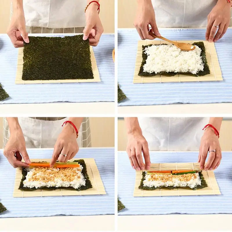 DIY Bamboo Sushi Maker Rolling - Kitchen Gadgets For Seniors 리뷰 및 가격