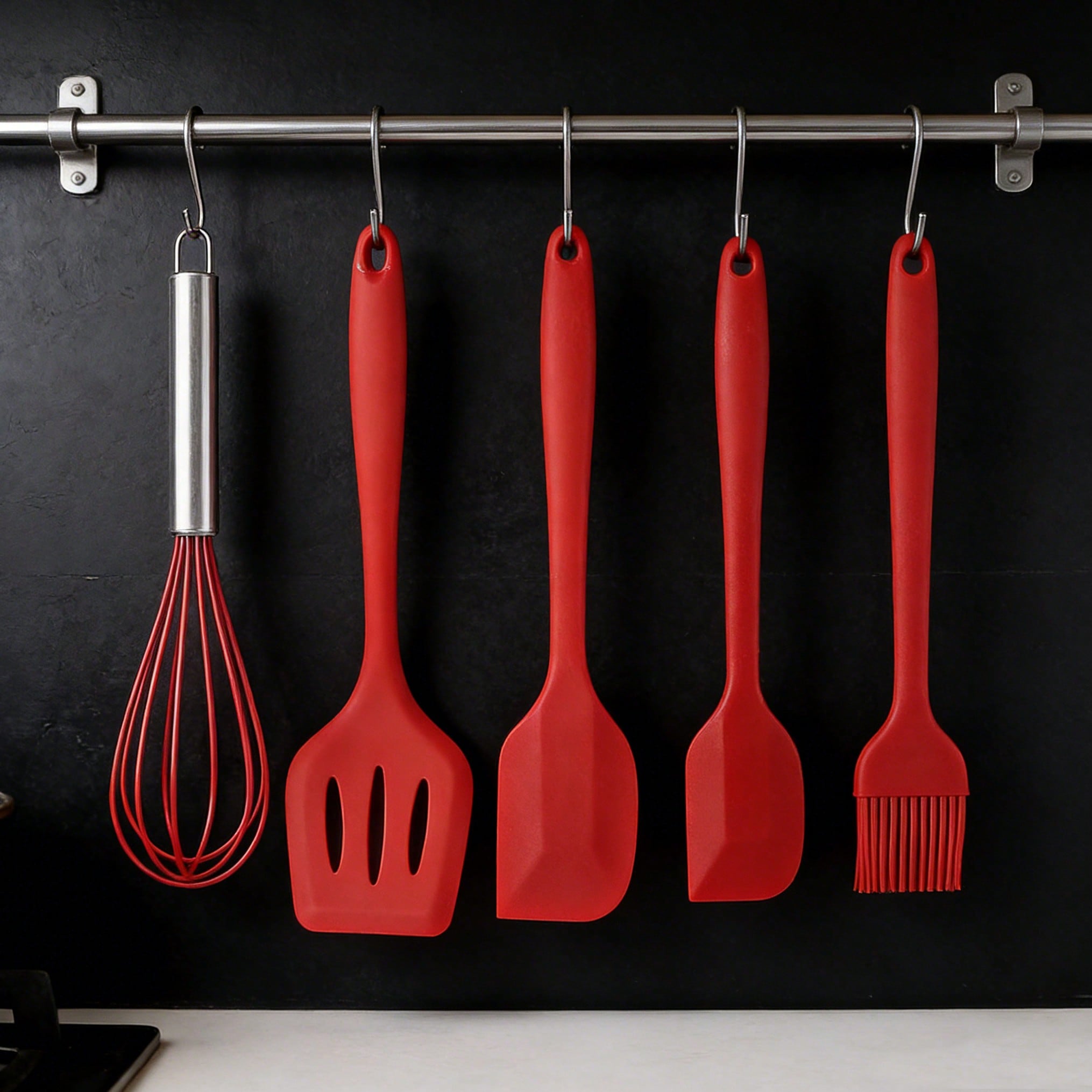 Silicone Cooking Utensils Set, - Silicone Spatula Set 리뷰 및 가격