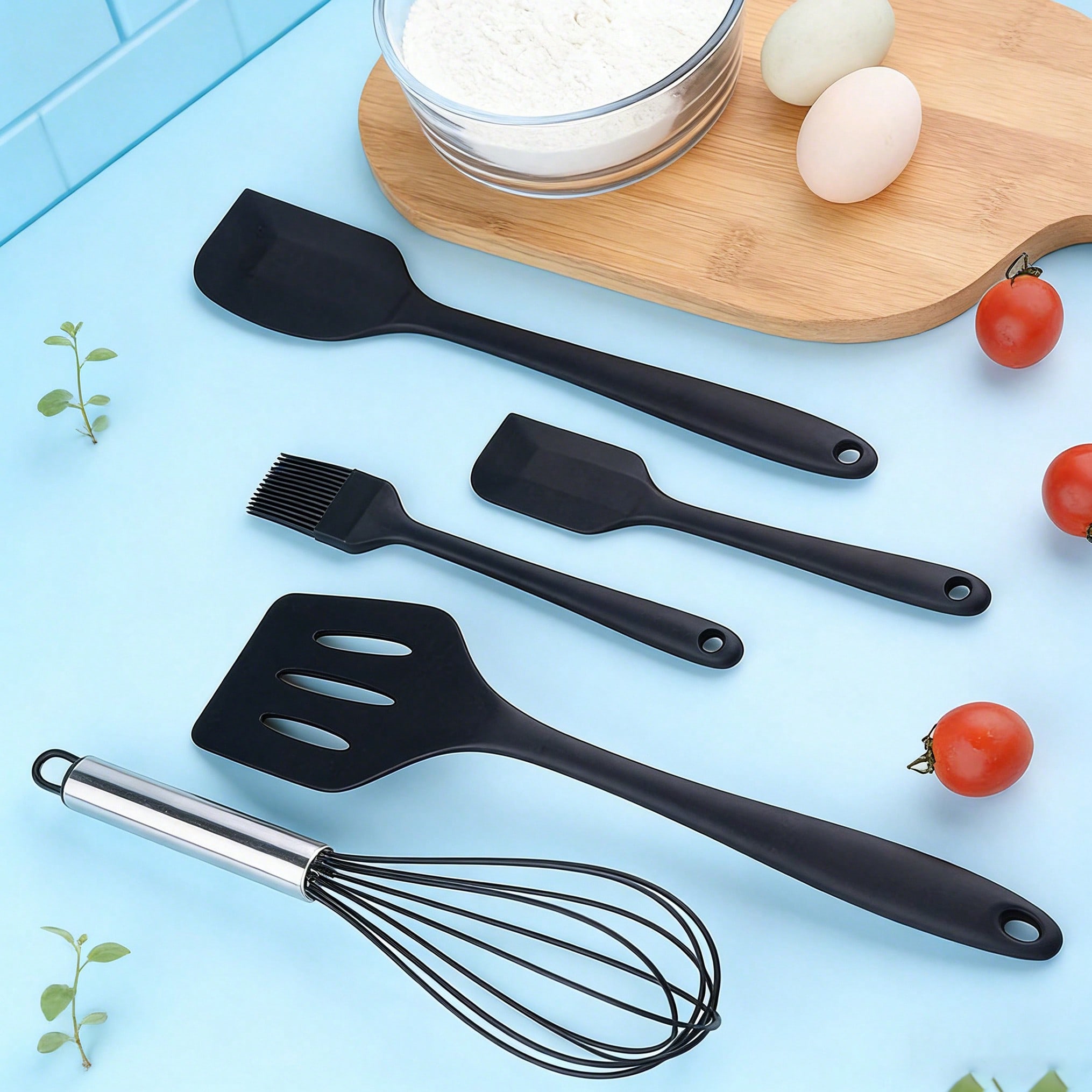 Silicone Cooking Utensils Set, - Silicone Spatula Set 리뷰 및 가격