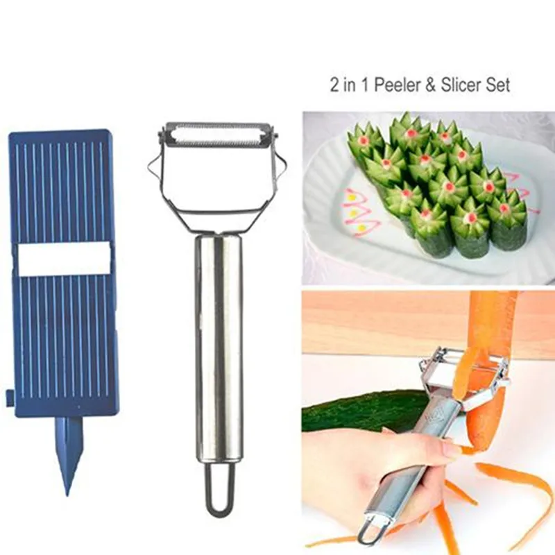 2 in 1 Peeler Slicer Set Kitch - Kitchen Gadget Amazon 리뷰 및 가격