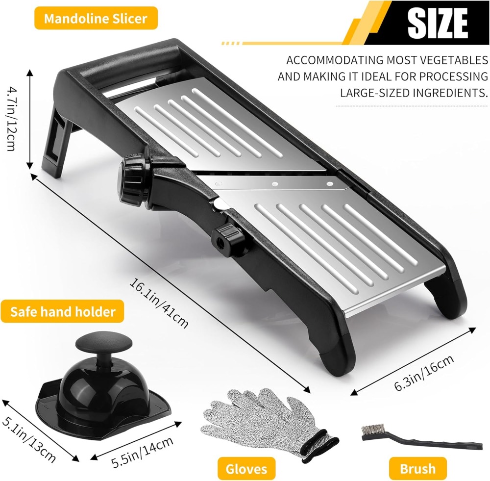 7-in-1 Adjustable Mandoline Sl - Mandoline Slicer 리뷰 및 가격
