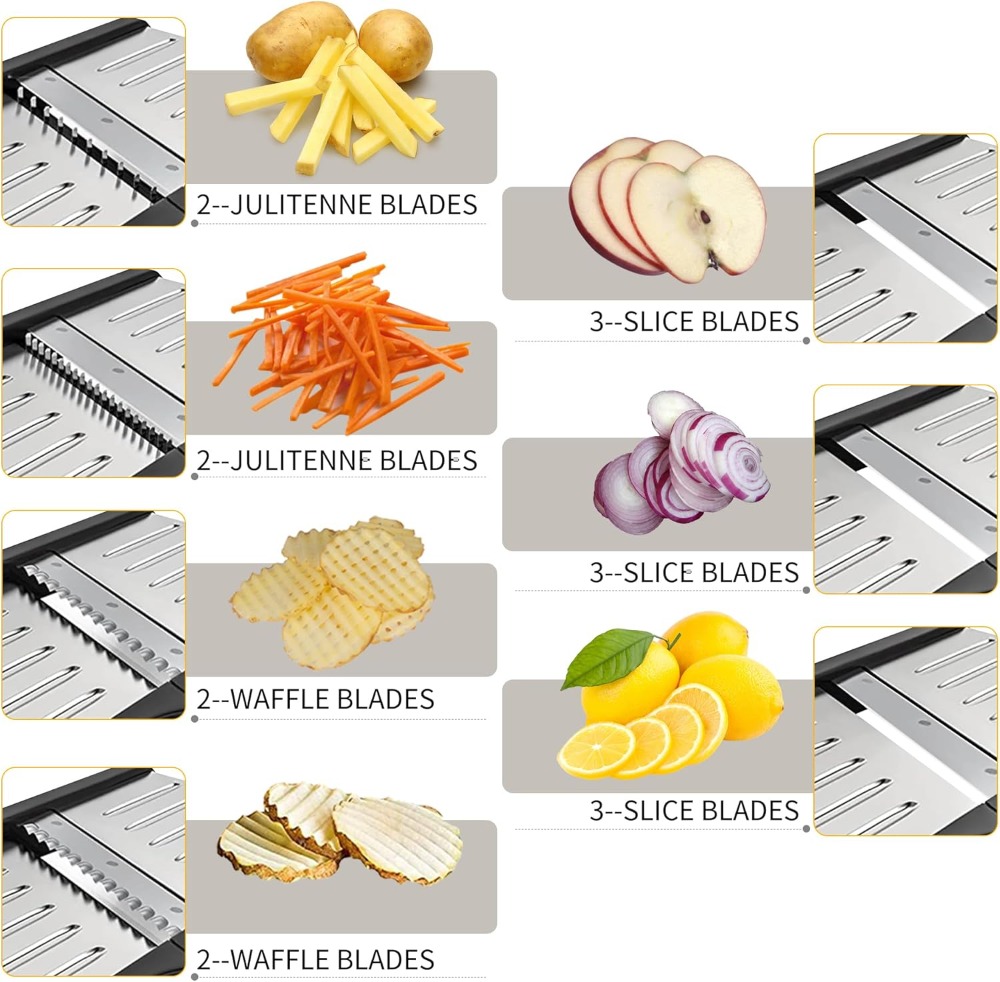 7-in-1 Adjustable Mandoline Sl - Mandoline Slicer 리뷰 및 가격