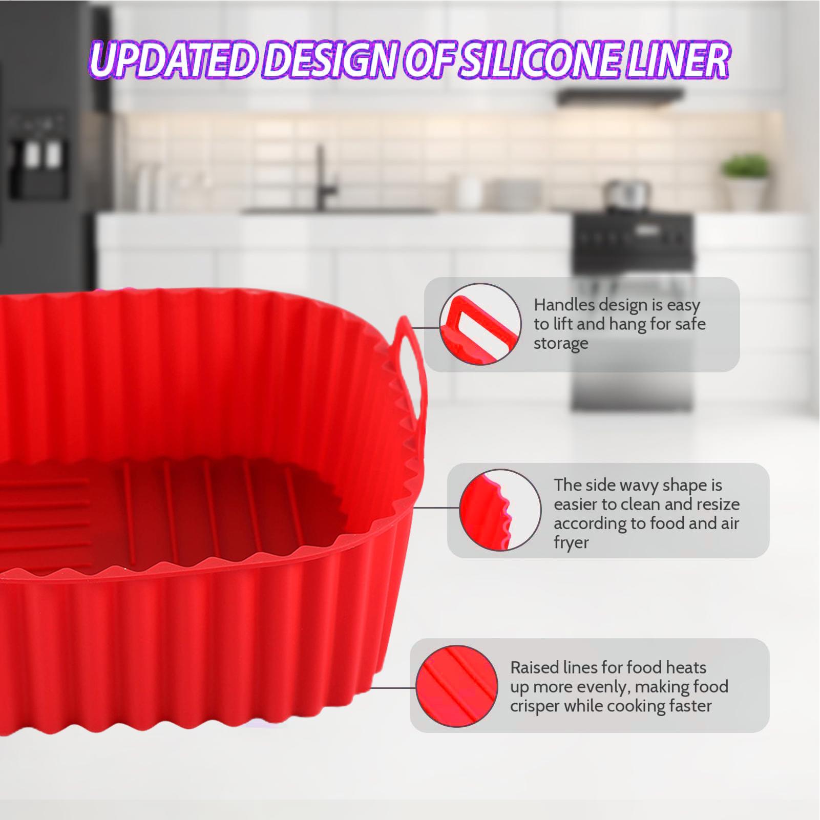 Air Fryer Silicone Liners Pot  - Kitchen Gadgets Men 리뷰 및 가격