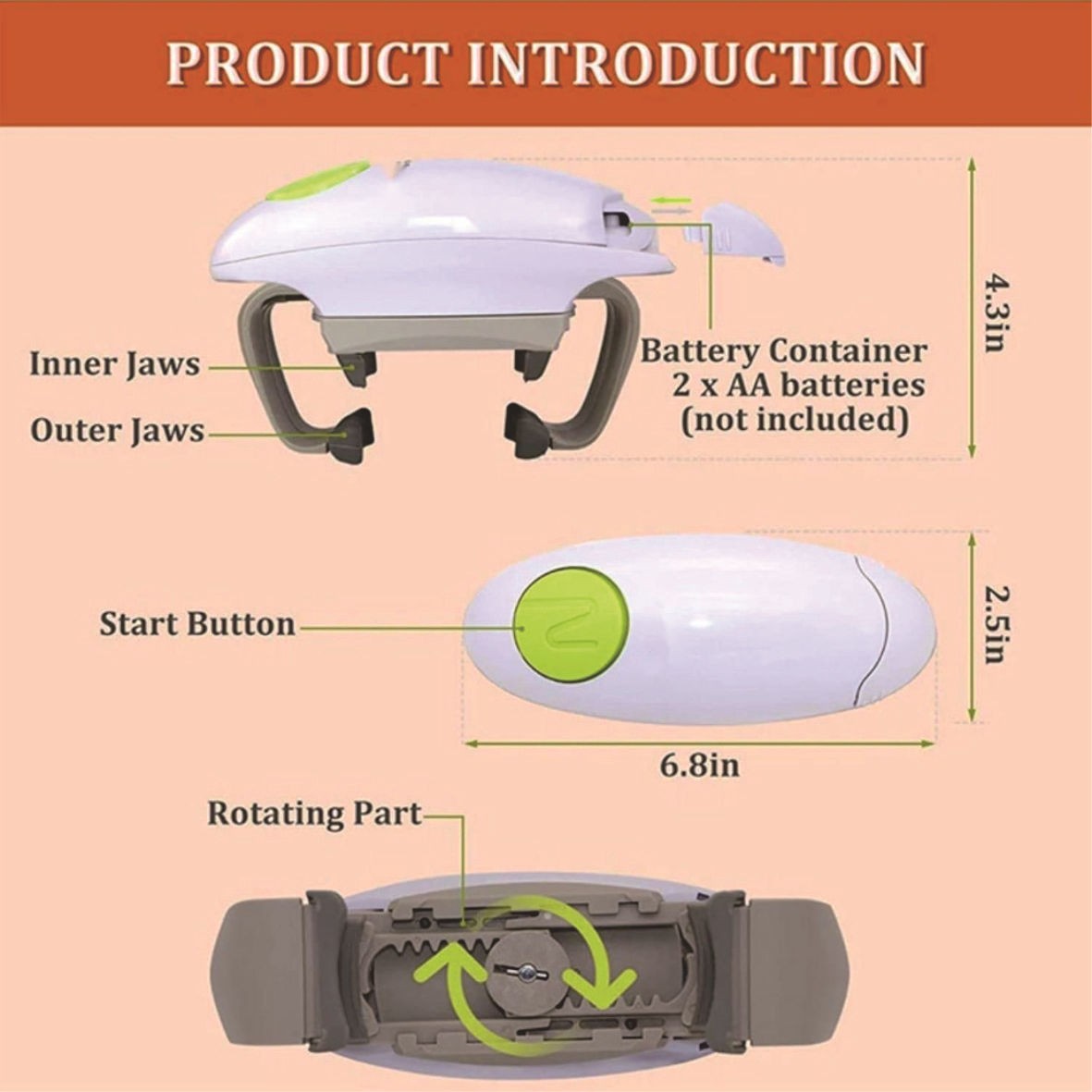 Electric Can Bottle Lid Opener - Electric Can Opener 리뷰 및 가격