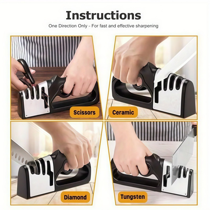4-in-1 Quick Sharpener Multifu - Kitchen Gadgets List 리뷰 및 가격