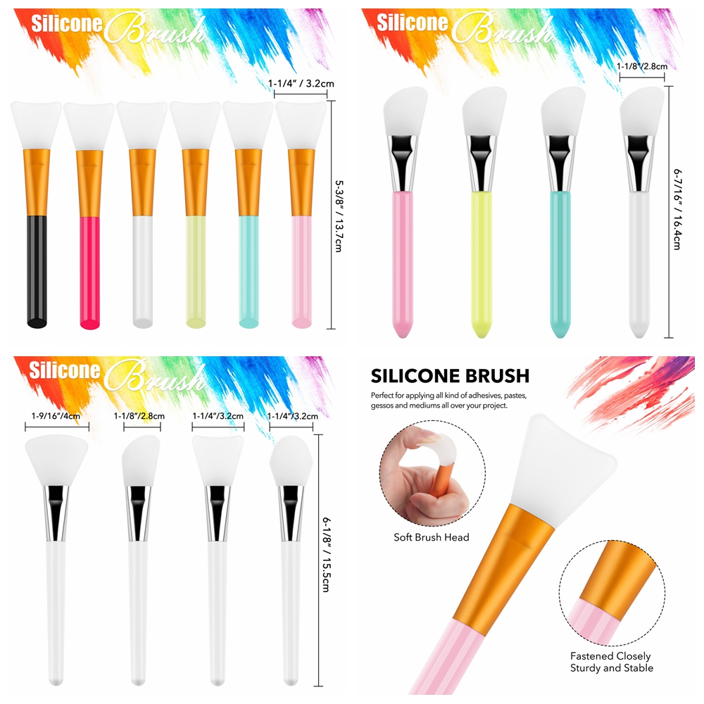 Silicone Craft Brush, Spatula  - Silicone Spatula Set 리뷰 및 가격
