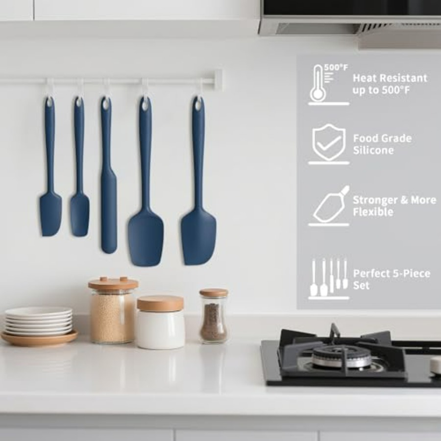 Silicone Spatula Set of 5, Hig - Silicone Spatula Set 리뷰 및 가격